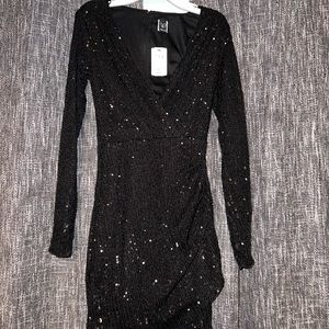 Black Sequences Dress